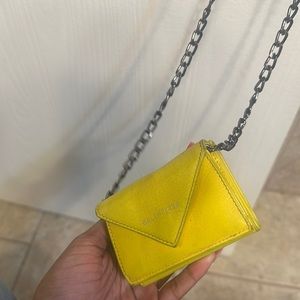 balenciaga wallet with chain